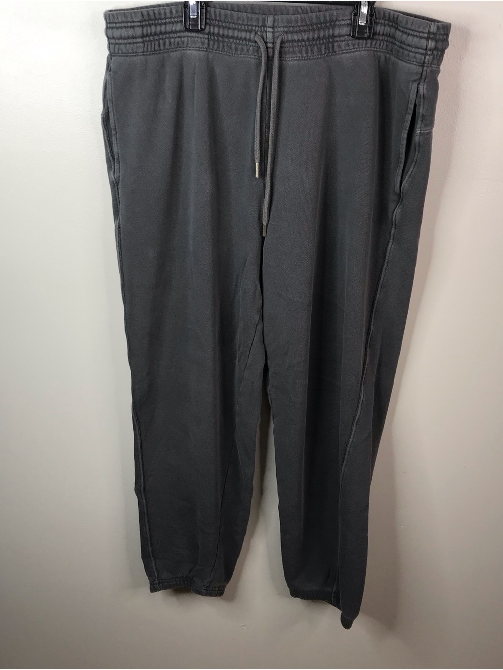 aerie Charcoal Gray Drawstring Joggers Sz XL